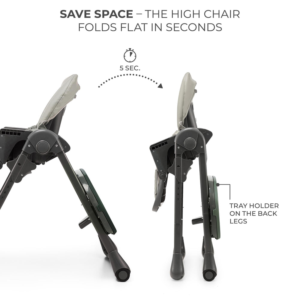 Kinderkraft Tummie reclining seat for comfy feeding and play.