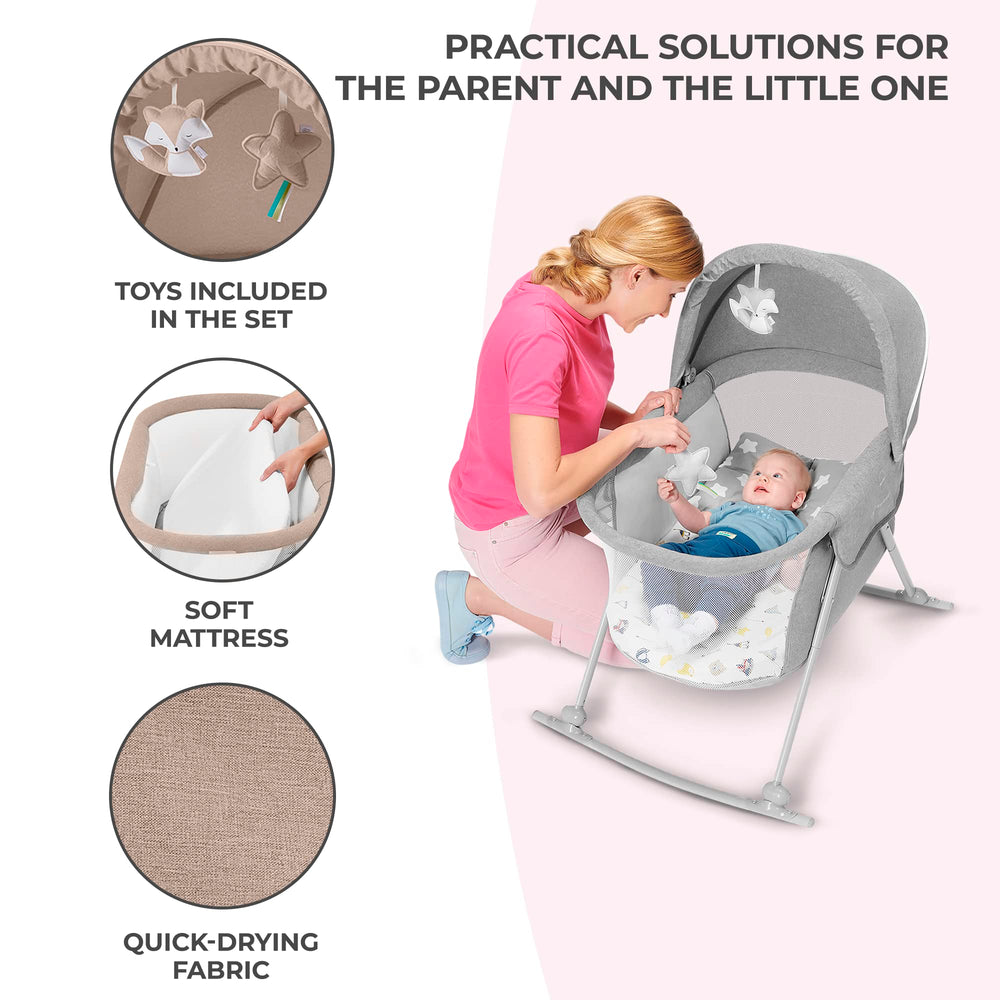 kk Kindkraft LOVI toys with mirror promote engagement and stimulation.
