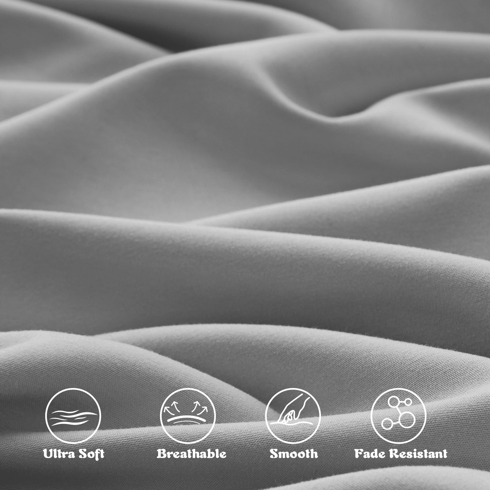 KKJIAF care tips for microfiber sheets: machine wash and low heat dry