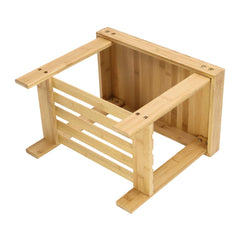 KKTONER two-tier storage shelf keeps toiletries neatly organized and within reach