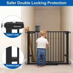 Klarana auto-close feature helps keep doors shut when hands are full.