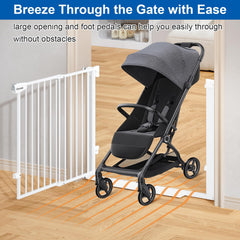 Klarana double-lock mechanism adds security when gate is in use.