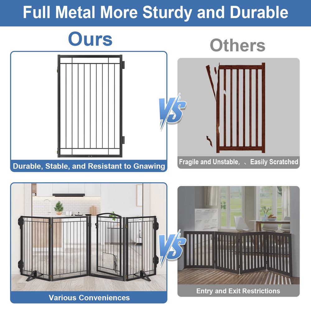 Klarana dog gate main door access enables easy passage while keeping pets separated