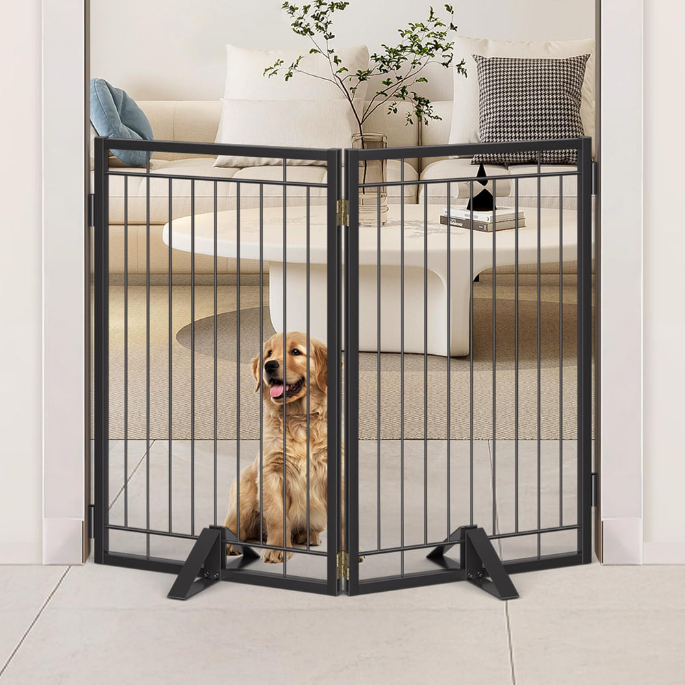 Klarana indoor-outdoor gate is suitable for wide openings and stairs.