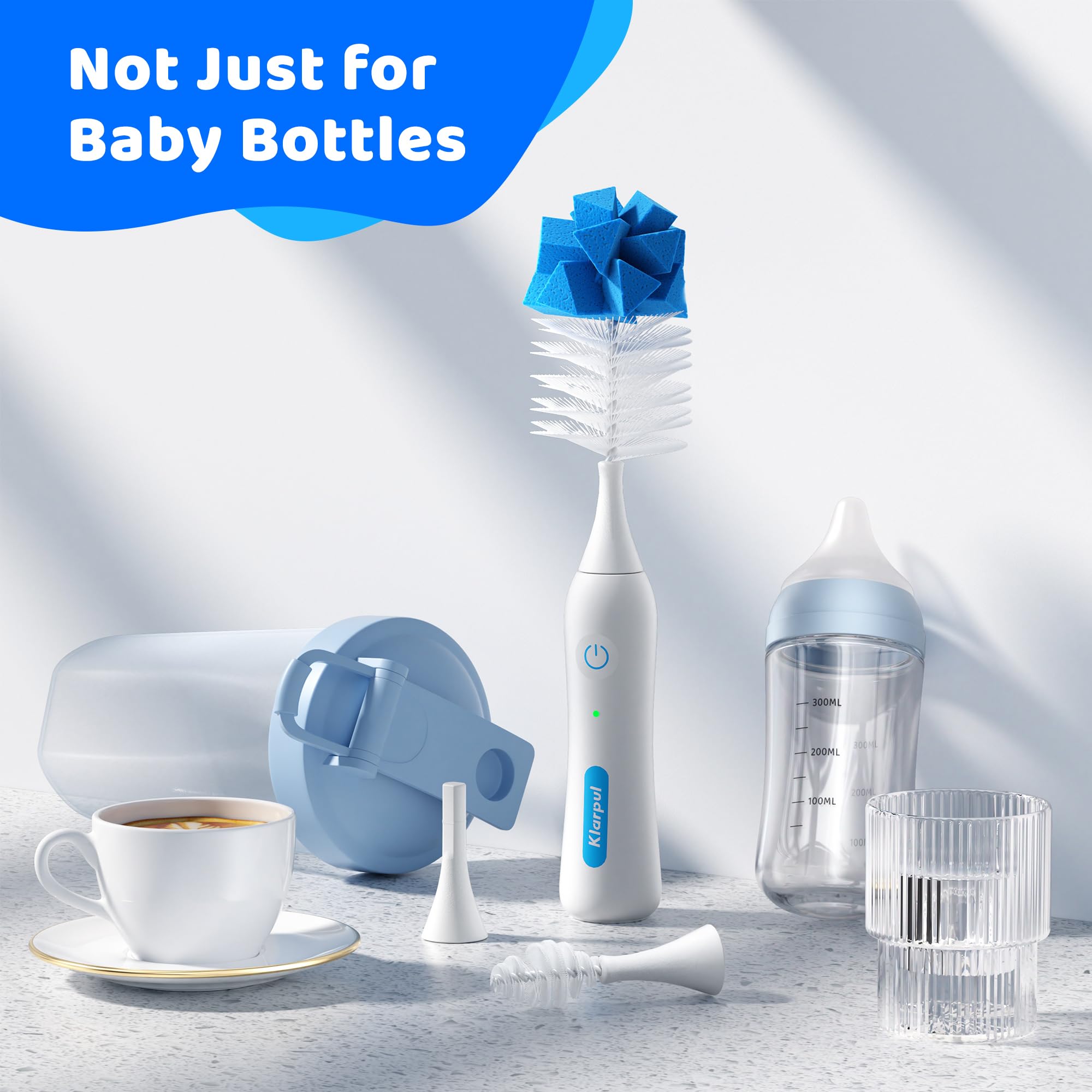 Klarpul gift-pack-for-newborn-parents ready for daily bottle duties.