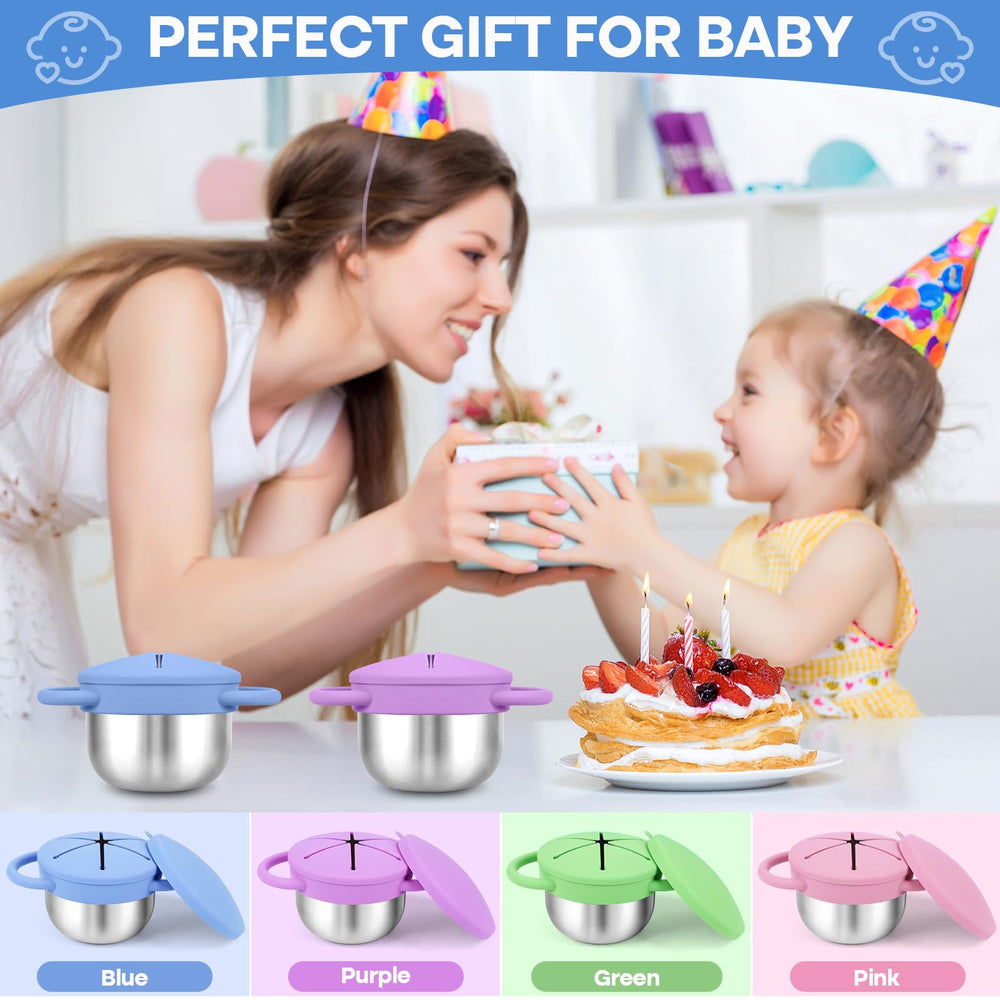KLCKH snack cups travel lid seals in freshness for on-the-go snacking