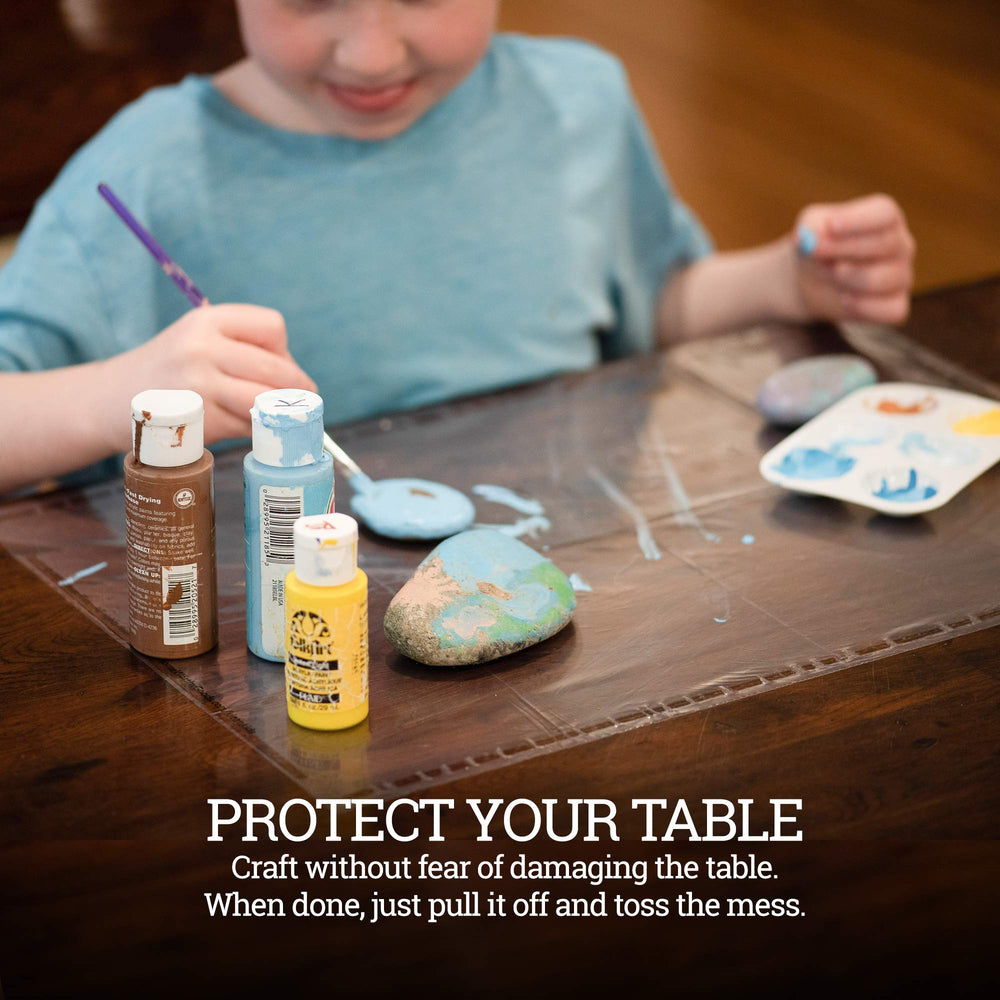 Klean Kids adhesive strips hold placemats in place during meals.