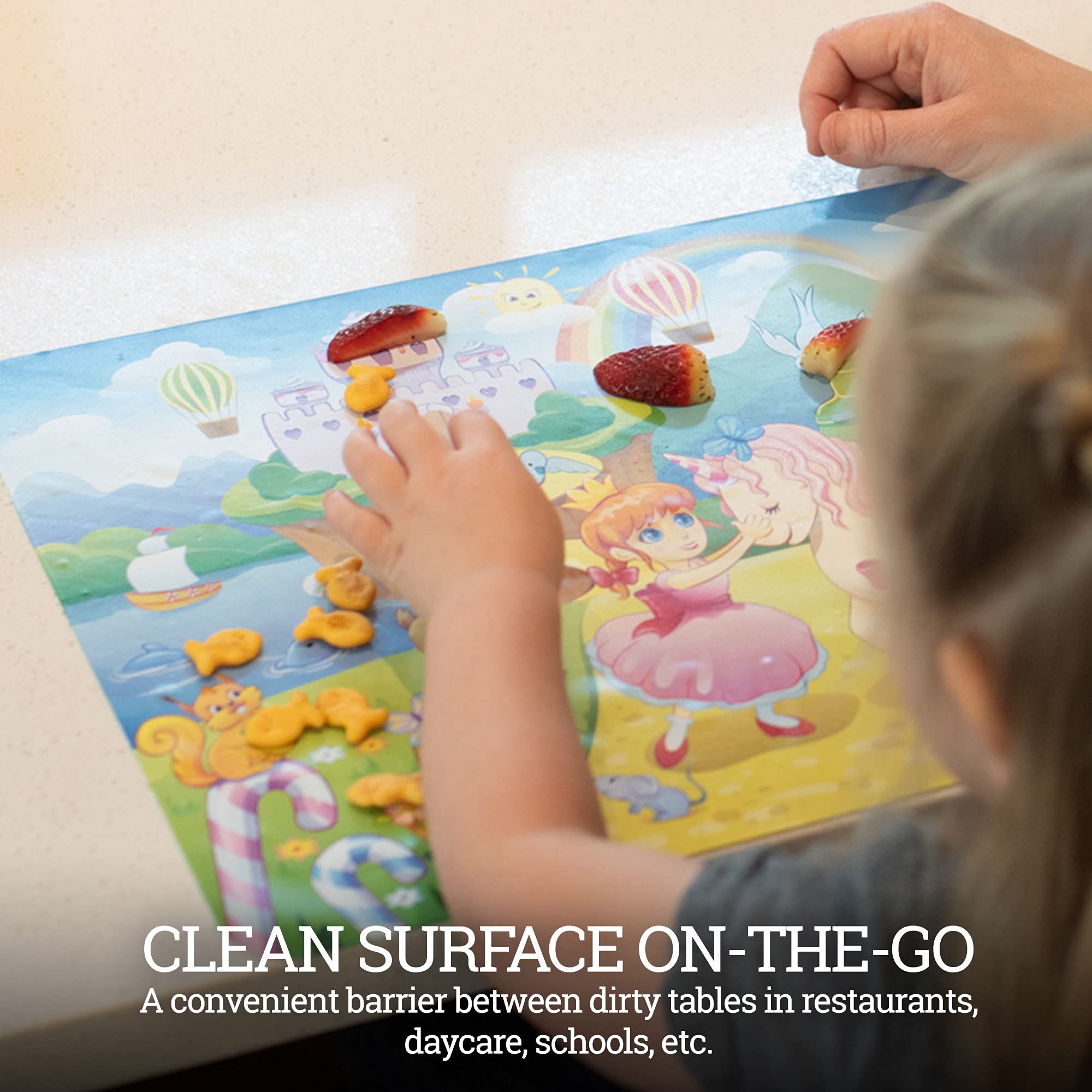 Klean Kids placemat travel bag enables easy on-the-go dining.