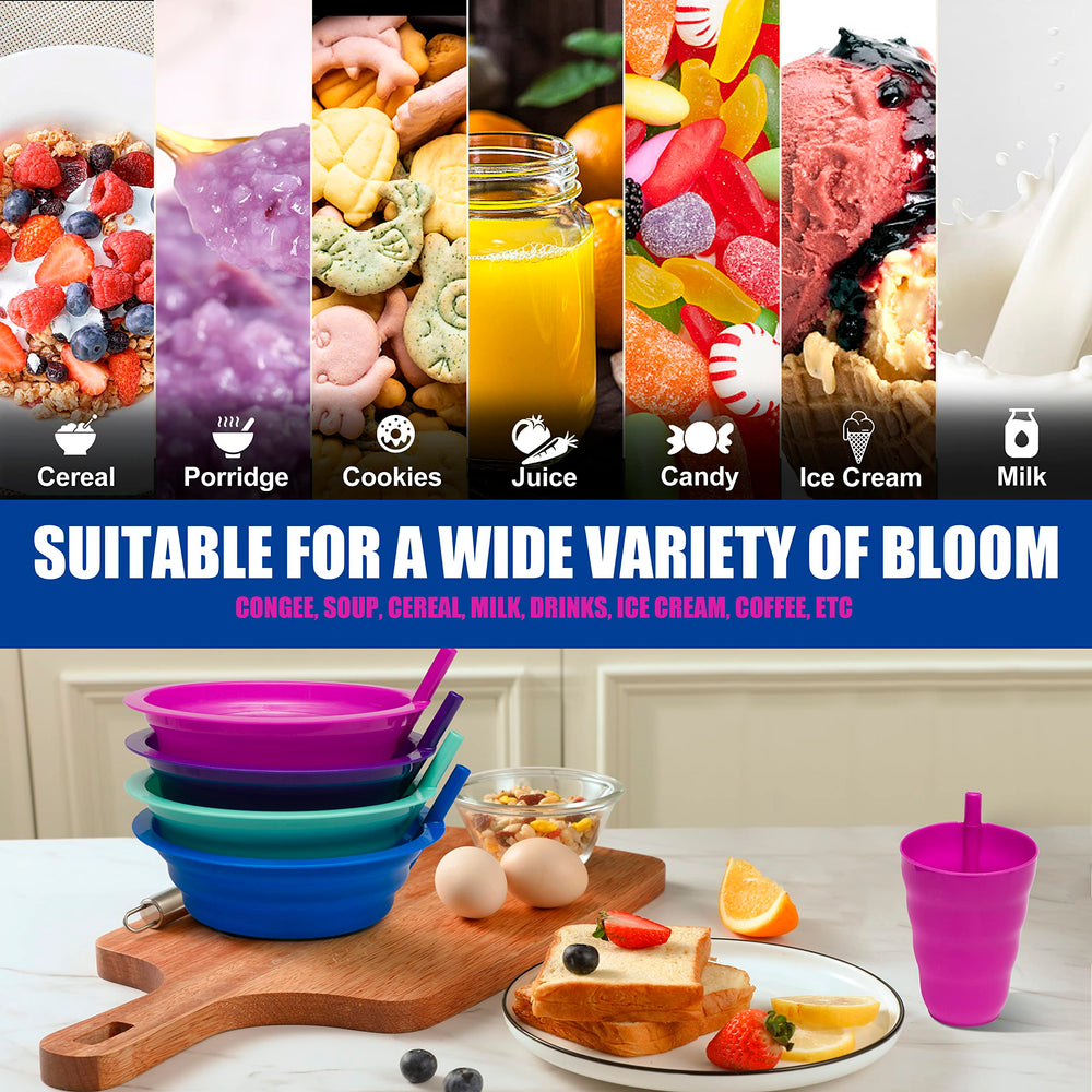 Klickpick Home bright assorted colors boost fun during meals.