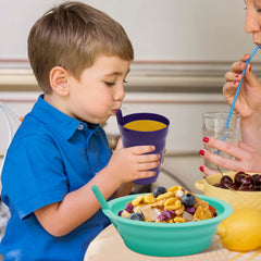 Klickpick Home durable PP plastic bowls withstand drops during mealtime.