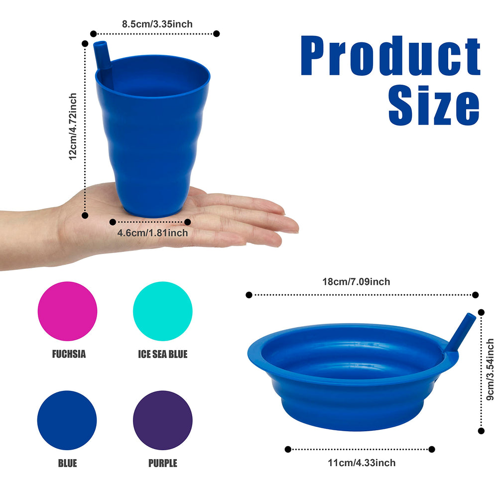 Klickpick Home kids cups with straws ready for sip-and-go hydration.