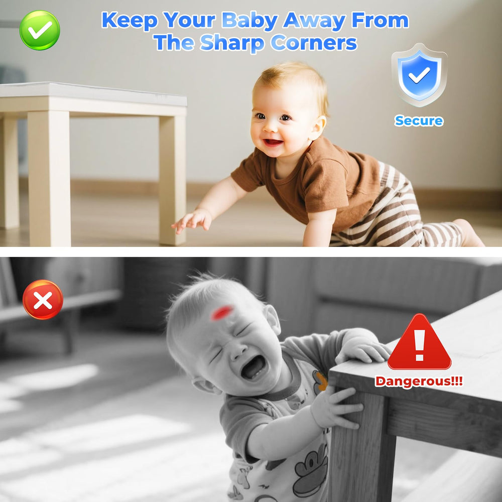 Kloejaa clear edge protection preserves furniture look while adding a discreet safety layer.