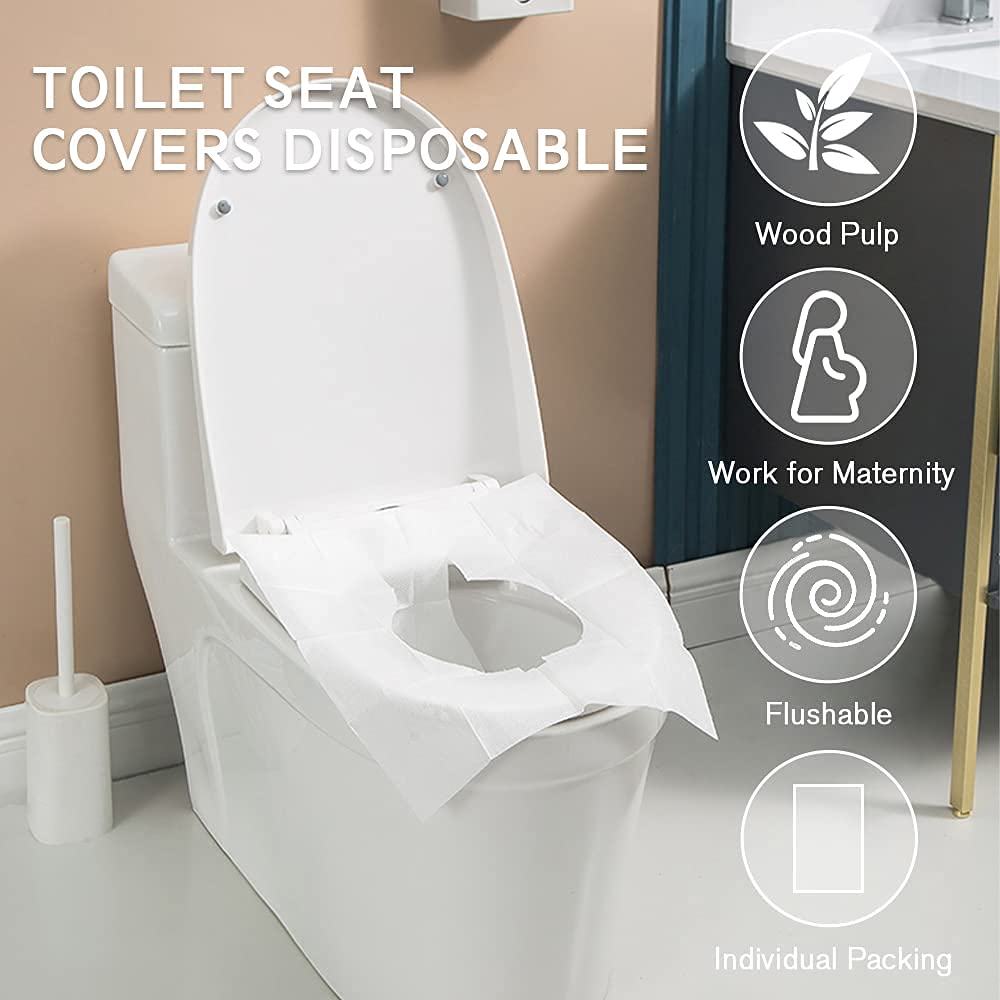 KLOLKUTTA large 14.9 x 18.1 inch coverage on a toilet seat.
