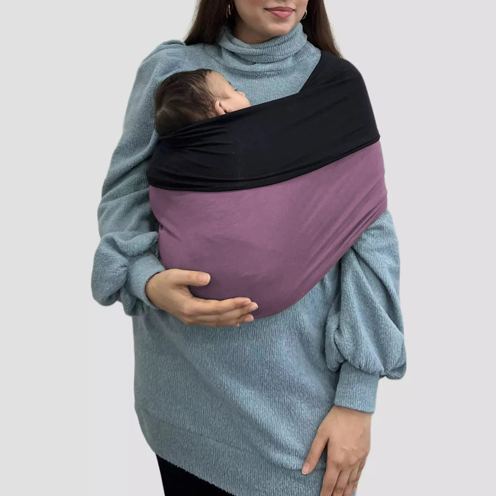 Kloovete baby wrap bonding moment portrays close bonding during babywearing.
