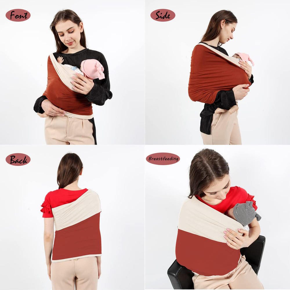 Kloovete baby wrap safety notes remind responsible use while keeping baby secure.