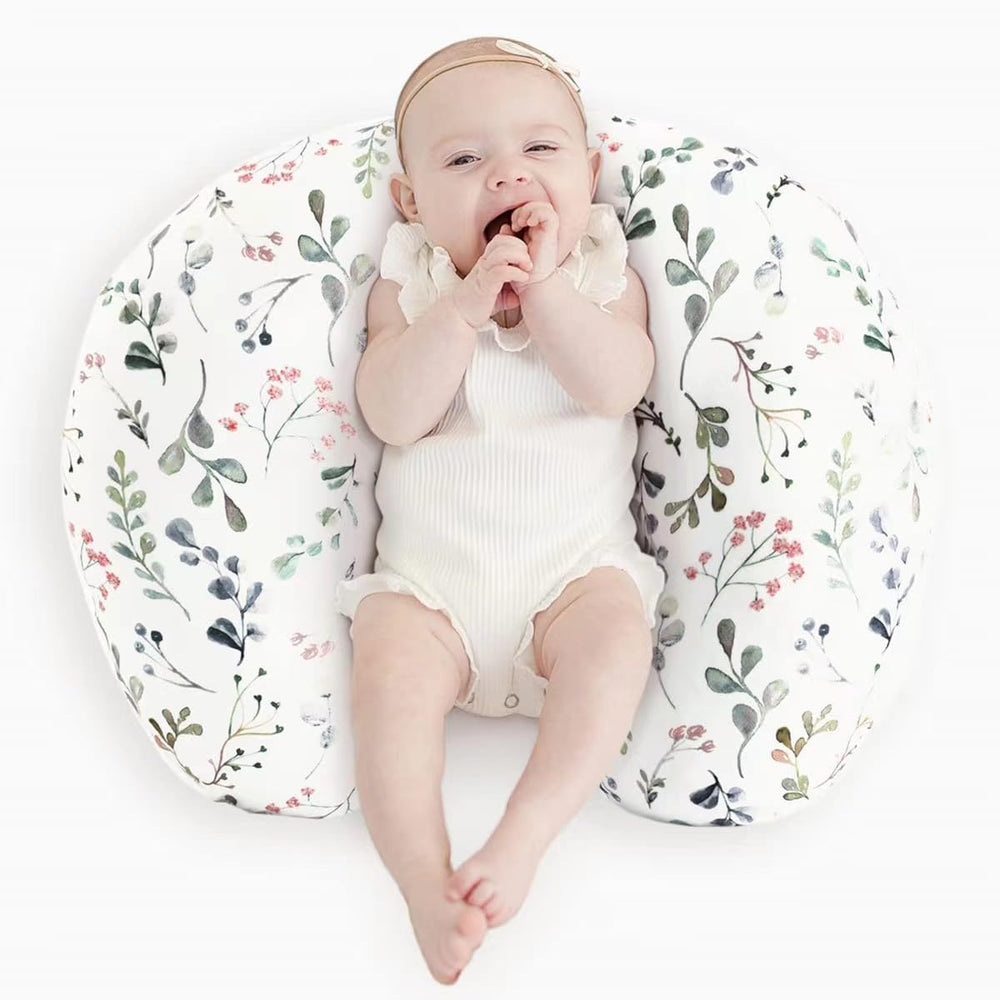 KLWJFK Nursing Pillow removable cover shown for easy washing and care