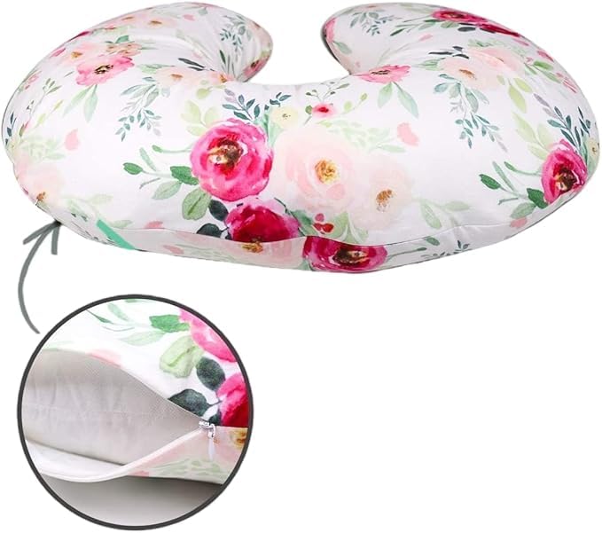 KLWJFK nursing pillow removable soft cover for easy cleaning