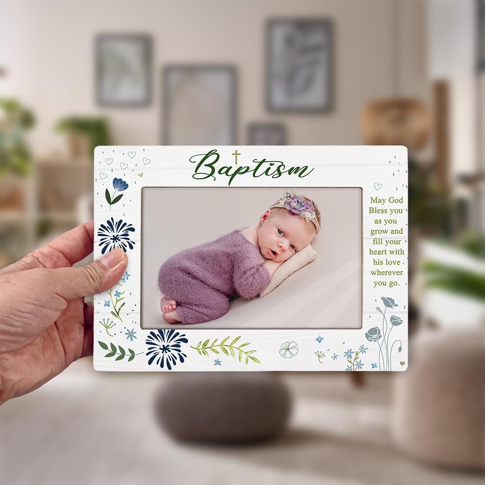 KLYTINK baptism frame blue wall-hanging hooks enable flexible display