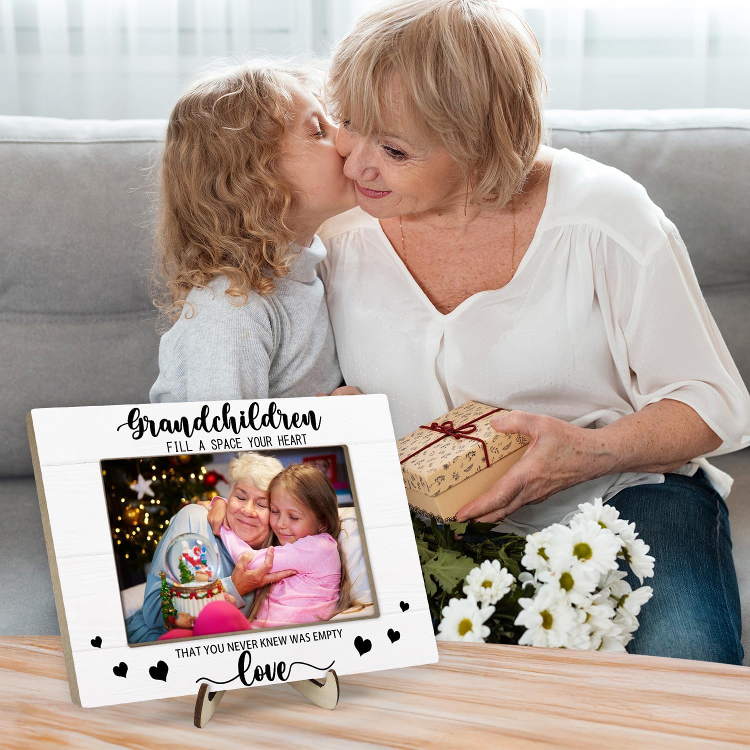 KLYTINK grandparents frame arrives with exquisite packaging, ready for gifting.