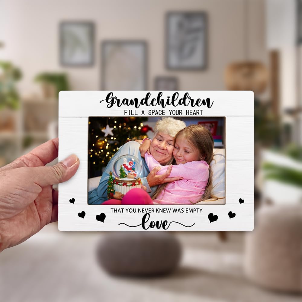 KLYTINK grandparents frame features a fashionable design with durable wood materials.