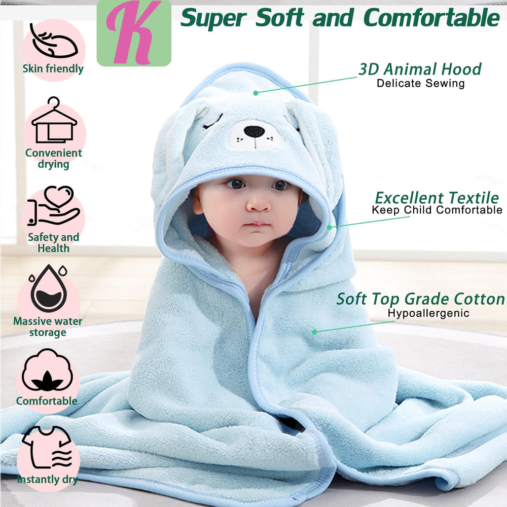 kmilro towel high absorbency for quick drying after baths