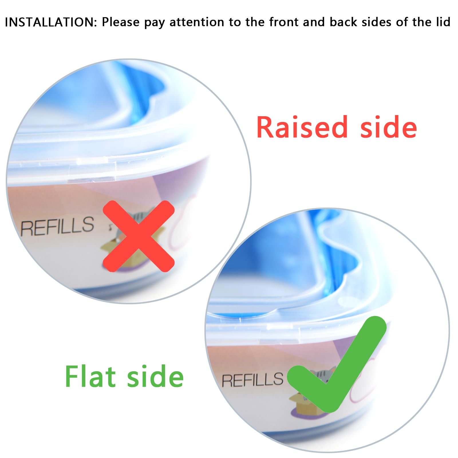KMKMVV refill cassette inside image illustrating easy swap and quick setup.