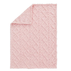 KMUSET Kids Pink Blanket wrapped around a child for cozy movie nights.
