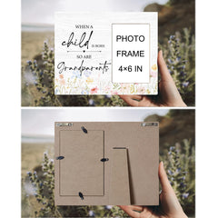 Kneaotoaji baby-announcement-frame presents newborn news as an elegant keepsake.
