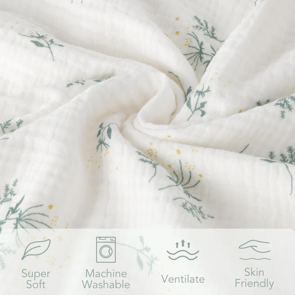 Knirose 30x41 inch swaddle size info, generous wrap option.