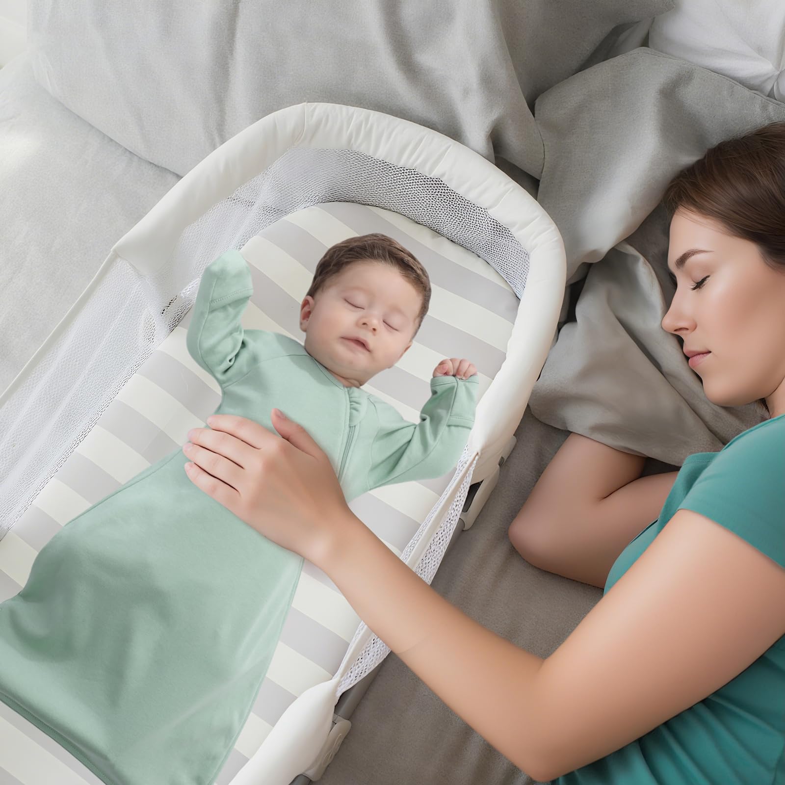 Knirose Two-pack swaddle set for busy baby gear rotation.