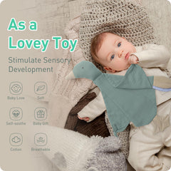 Knirose goose lovey facilitates soothing during nap time and bedtime.