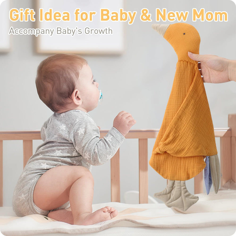 Knirose lovey taggy ribbons provide tactile sensory play