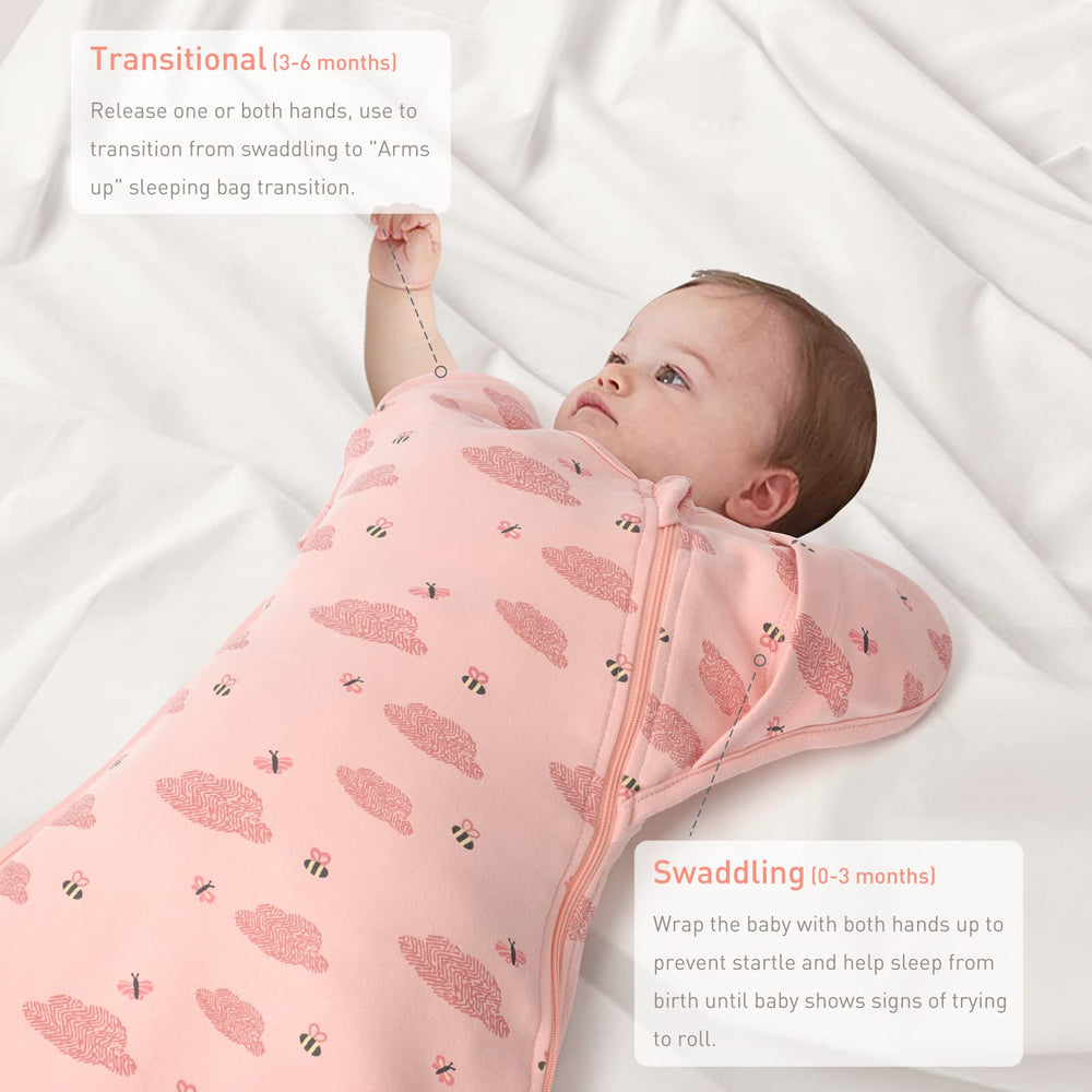 Knirose roomy swaddle design with ample baby leg room