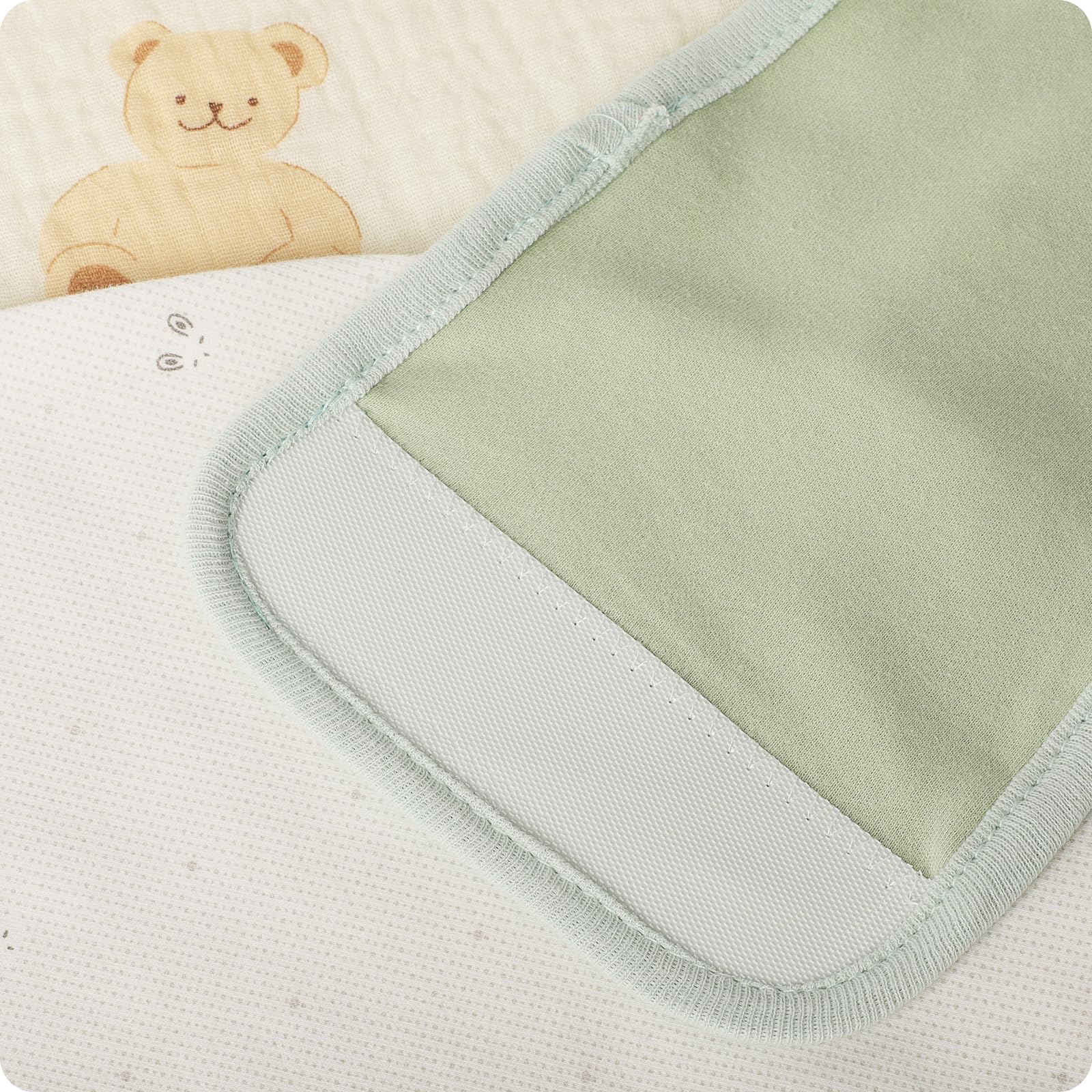 Knirose Snuggle Strap under arms demonstrates motion-friendly wrap with cozy support.
