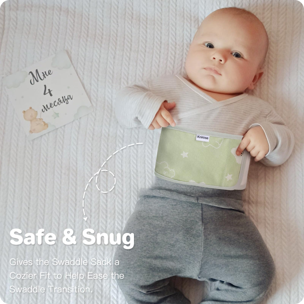 Knirose Soft Cotton Snuggle Strap close-up highlighting breathable fabric and gentle comfort.