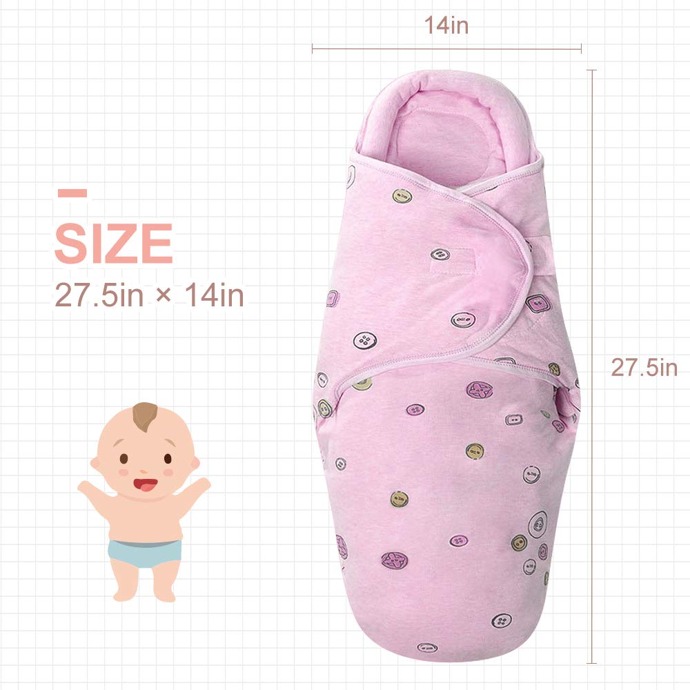 Knirose swaddle Peachpink cotton texture close-up—soft combed cotton feel.