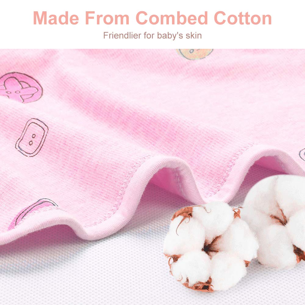 Knirose swaddle Peachpink sleeping close-up—calm, peaceful rest.