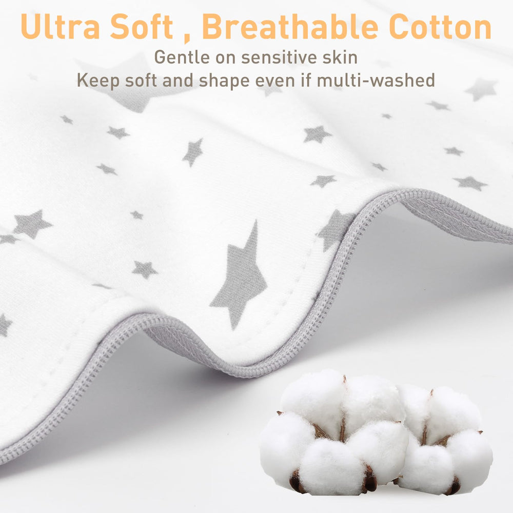 Knirose swaddle with year round 0.8 tog for breathable comfort