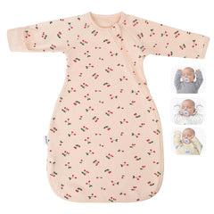 Knirose Transitional Swaddle Sack arm-up view promotes snug sleep.