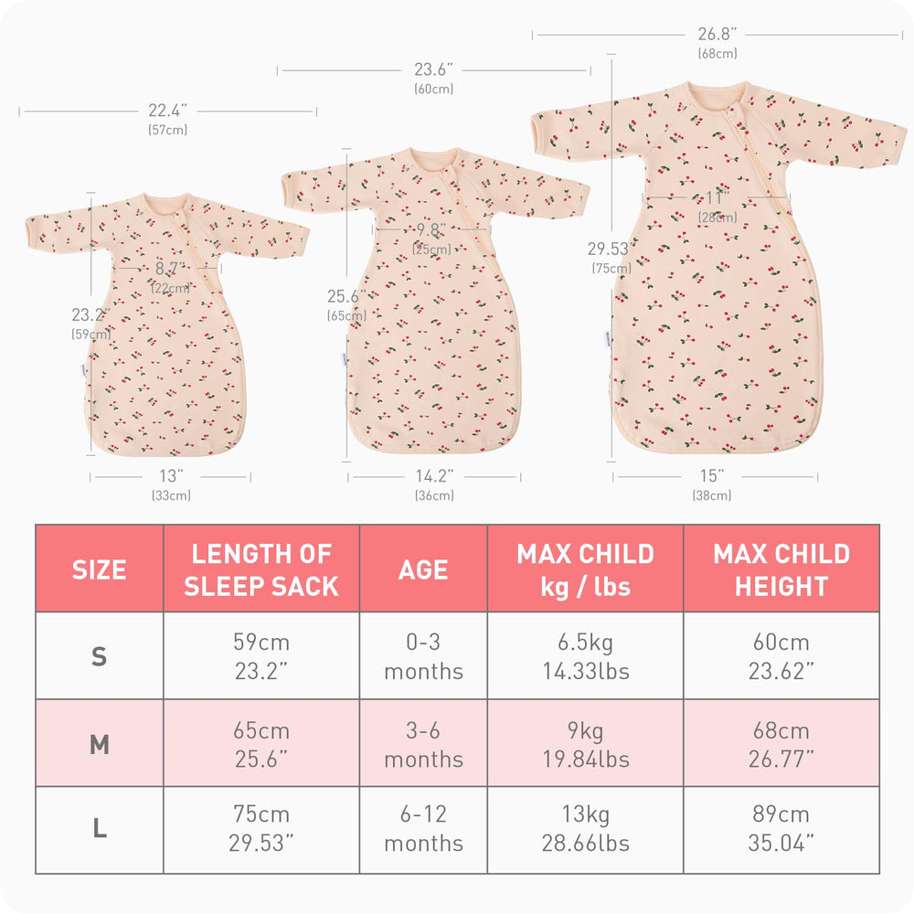 Knirose swaddle on baby in bed demonstrates comfy wearable blanket use.