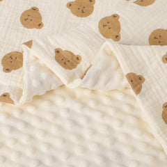 Knirose unisex nursery blanket on crib emphasizes versatile design for boys and girls