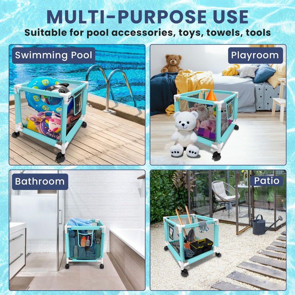KNL Store 25Gallon mint side-open view emphasizes easy access