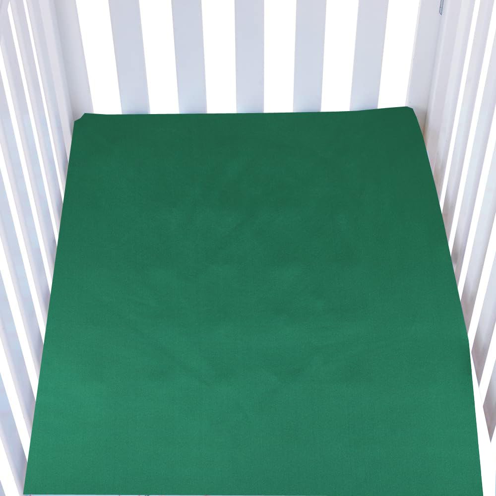 Knlpruhk Silk Fitted Crib Sheet 28x52 shows breathable Mulberry silk for smooth baby skin.