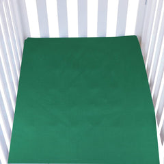 Knlpruhk Silk Fitted Crib Sheet 28x52 shows breathable Mulberry silk for smooth baby skin.