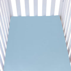 Knlpruhk Silk Fitted Crib Sheet 28x52 shows pure Mulberry silk for gentle baby skin.
