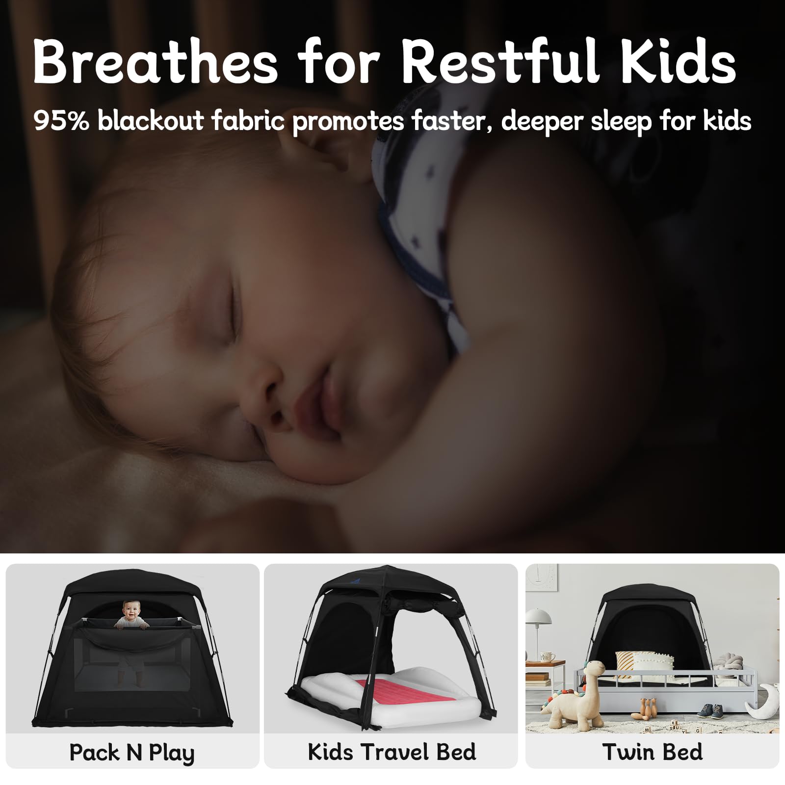 KNOCLOC monitor pouch; easy caregiver supervision during nap times.