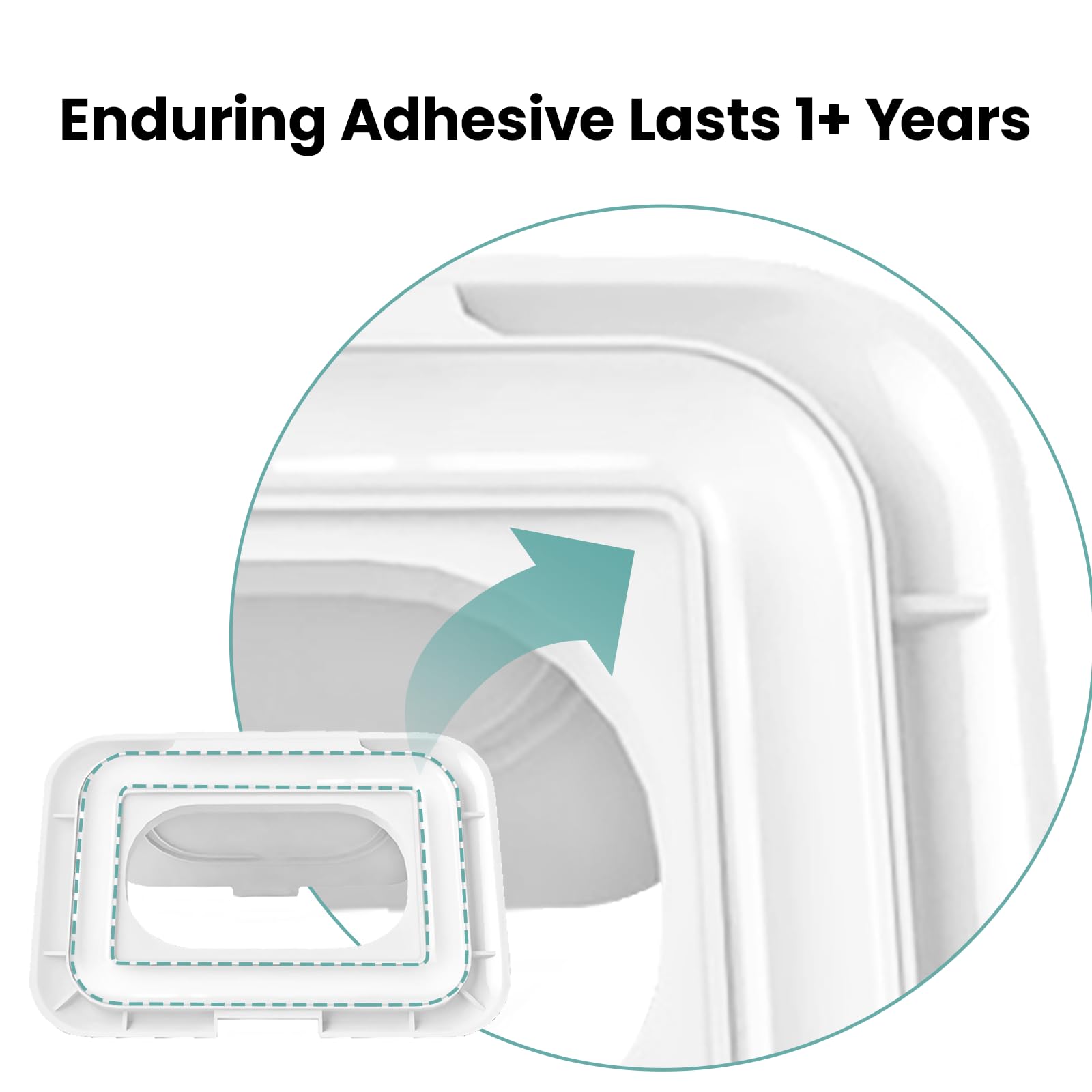 KNOCLOC wipes lid material highlights BPA-free PP construction for safe reuse