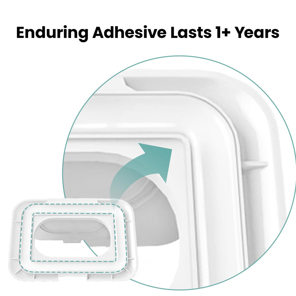 KNOCLOC wipes lid material highlights BPA-free PP construction for safe reuse