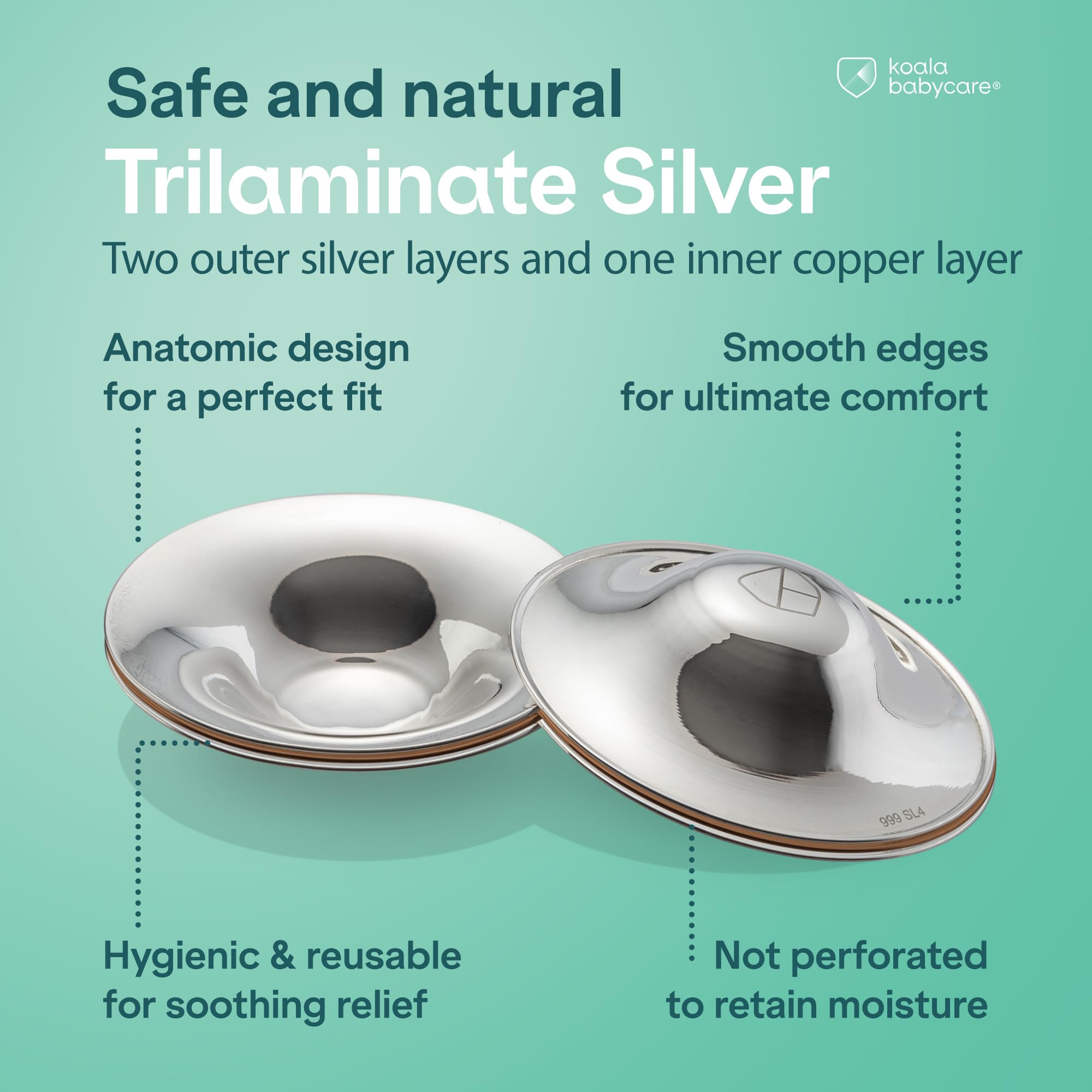 Inside view of Koala Babycare cup with smooth protective surface