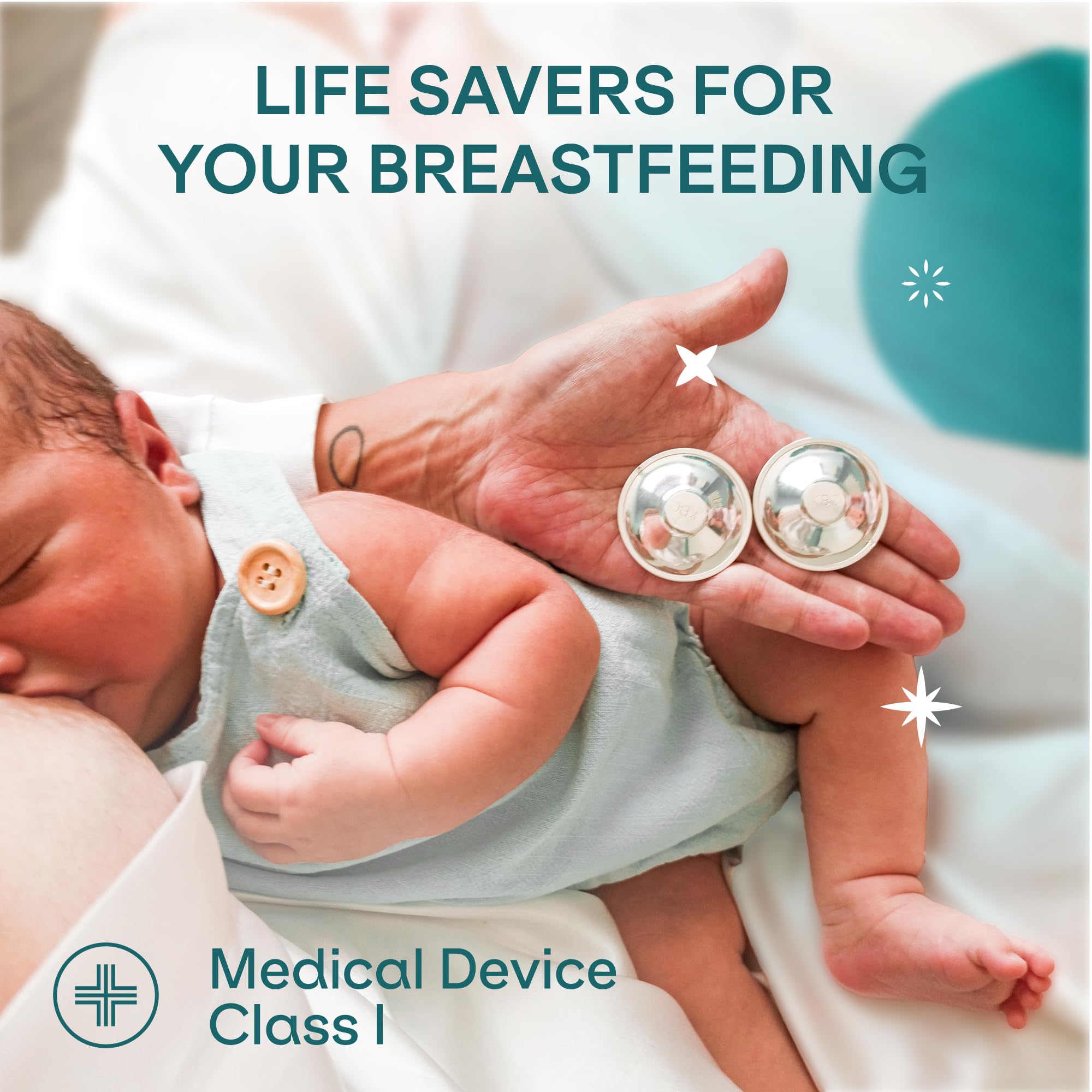 Koala Babycare silver nursing cups cleaning method with baking soda.
